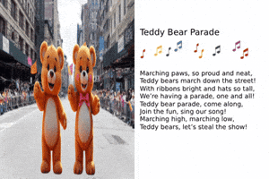 Teddy Bears Animated Cards GIF