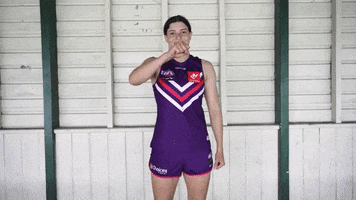 Mic Drop GIF by Fremantle Dockers