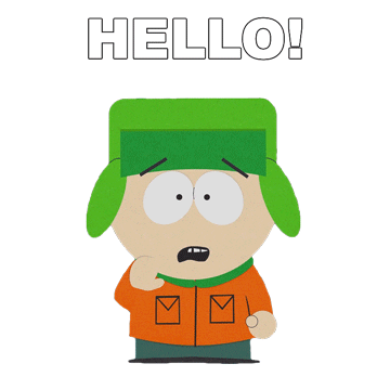 Kyle Broflovski Hello Sticker by South Park