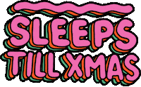 Christmas Sleeps Sticker by Poppy Deyes