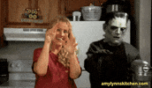 Happy Frankensteins Monster GIF by Amy Lynn's Kitchen