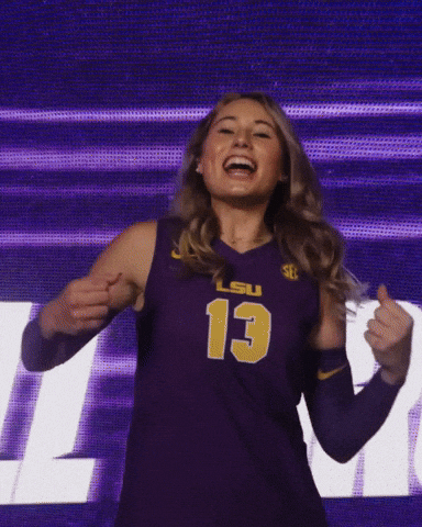 Volleyball Froehlich GIF by LSU Tigers