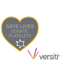 Message Donate Sticker by Versiti Blood Centers