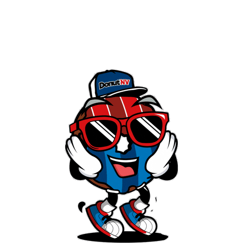 Happy Fun Sticker by DonutNV