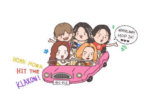 Gidle Klaxon Sticker