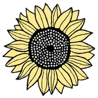Misfits Sunflower Sticker by Misifts Health