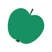 Owolovo owoce zielony jabłko jablko Sticker
