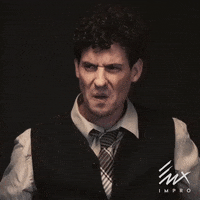 Disgusted GIF by EUX Compagnie d'Improvisation