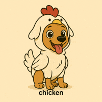 Chicken Banana GIF by Feraz NFT