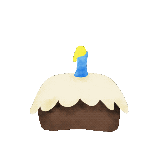 Birthday Cake Sticker