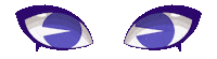 thepbcninja anime kawaii eyes sparkle Sticker