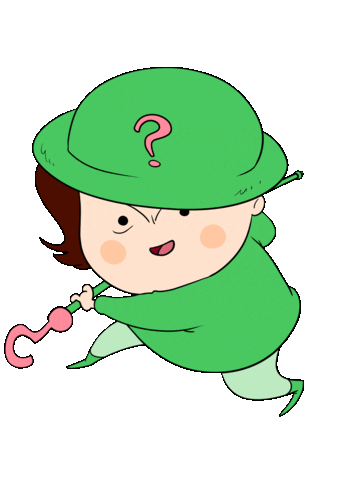 Ask Riddler Sticker by Simple&Madama