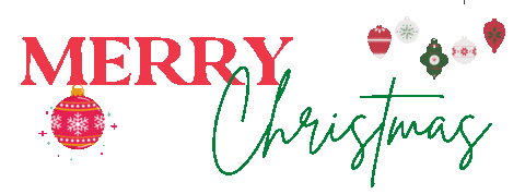 Merry Christmas Sticker by Sheila Streetman
