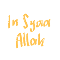 Orange Islam Sticker