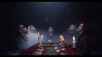 dinner party trance GIF by Polyvinyl Records