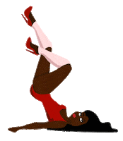 Christmas Stripper Sticker