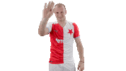 Football Hello Sticker by SK Slavia Praha