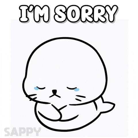 Forgive Me Crying GIF by Sappy Seals