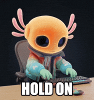Hold On Waiting GIF by Super Studios (Community)