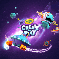 CrayolaCreateandPlay space education learning cap GIF