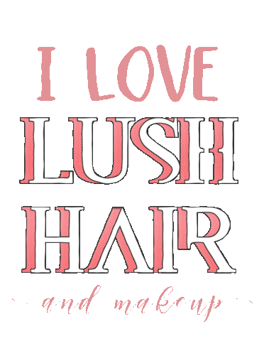 Lushhair giphyupload hair lush foils Sticker