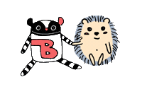 Friends Hedgehog Sticker by Lullalove