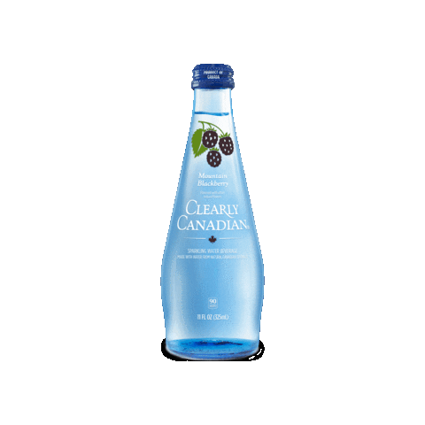 clearlycanadianofficial nature water canada bottle Sticker