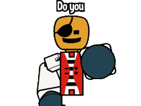 Look Here Smiling Sticker by StikBot