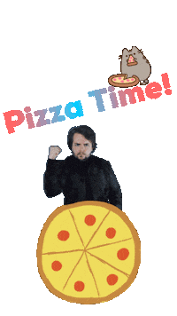 Pizza Time Sticker