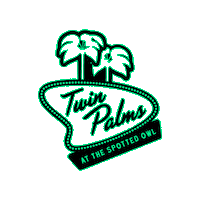 spottedowlbar twin palms twinpalms the spotted owl spottedowlbar Sticker