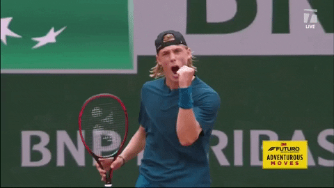 denis shapovalov sport GIF by Tennis Channel