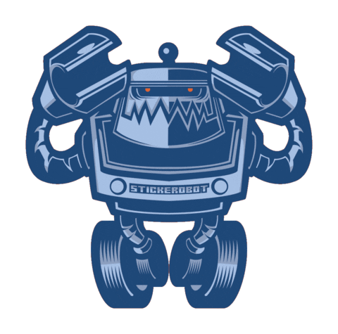 Giant Robot Sticker by stickerrobot