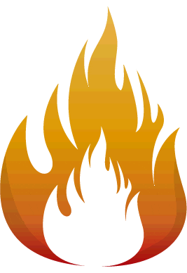 fire flame Sticker by Koiron
