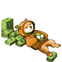 Wealth Passive Income Sticker by $DOG