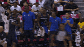 dallas mavericks summer GIF by NBA