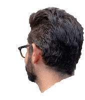 foodbabyny smile creepy glasses beard Sticker