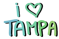 tampaish love tampa tampa bay tampaish Sticker