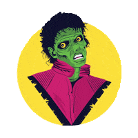 Michael Jackson Halloween Sticker by imoji