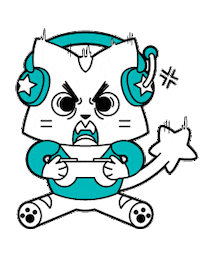 Piticas gamer gato gatinho piticas Sticker