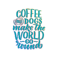 epssammie dog coffee puppy dogs Sticker