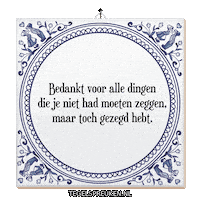 Sorry Humor Sticker by Tegelspreuken.nl