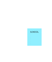 school study Sticker