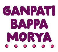 Vinayaka Chaturthi Mumbai Sticker by Sonamm