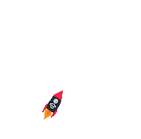 UniNow-App student studium studieren rakete Sticker