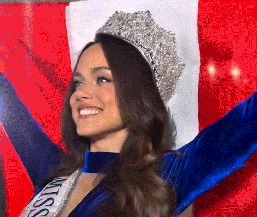 Miss Universe Flag GIF