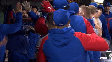 Celebration Mlb GIF by Marquee Sports Network