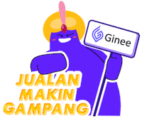 GineeIDN marketing ads erp omnichannel Sticker