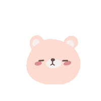 Pink Bear Sticker