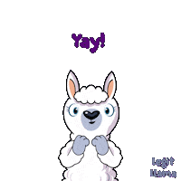 Sheep Llama Sticker by VeeFriends