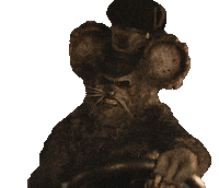 Steamboat Willie Terrifier Sticker by Signature Entertainment